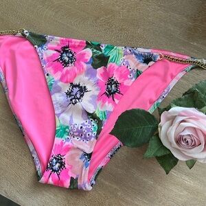 NWOT VS Gold Chain Bikini Bottom